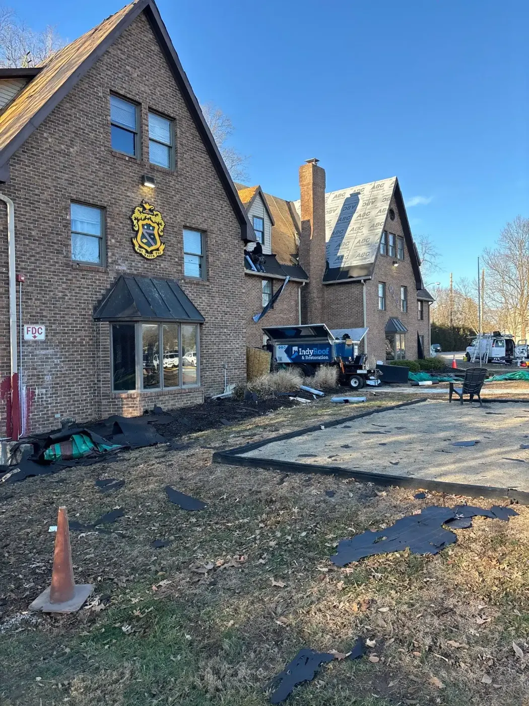 Flashing and seam work in Frankton