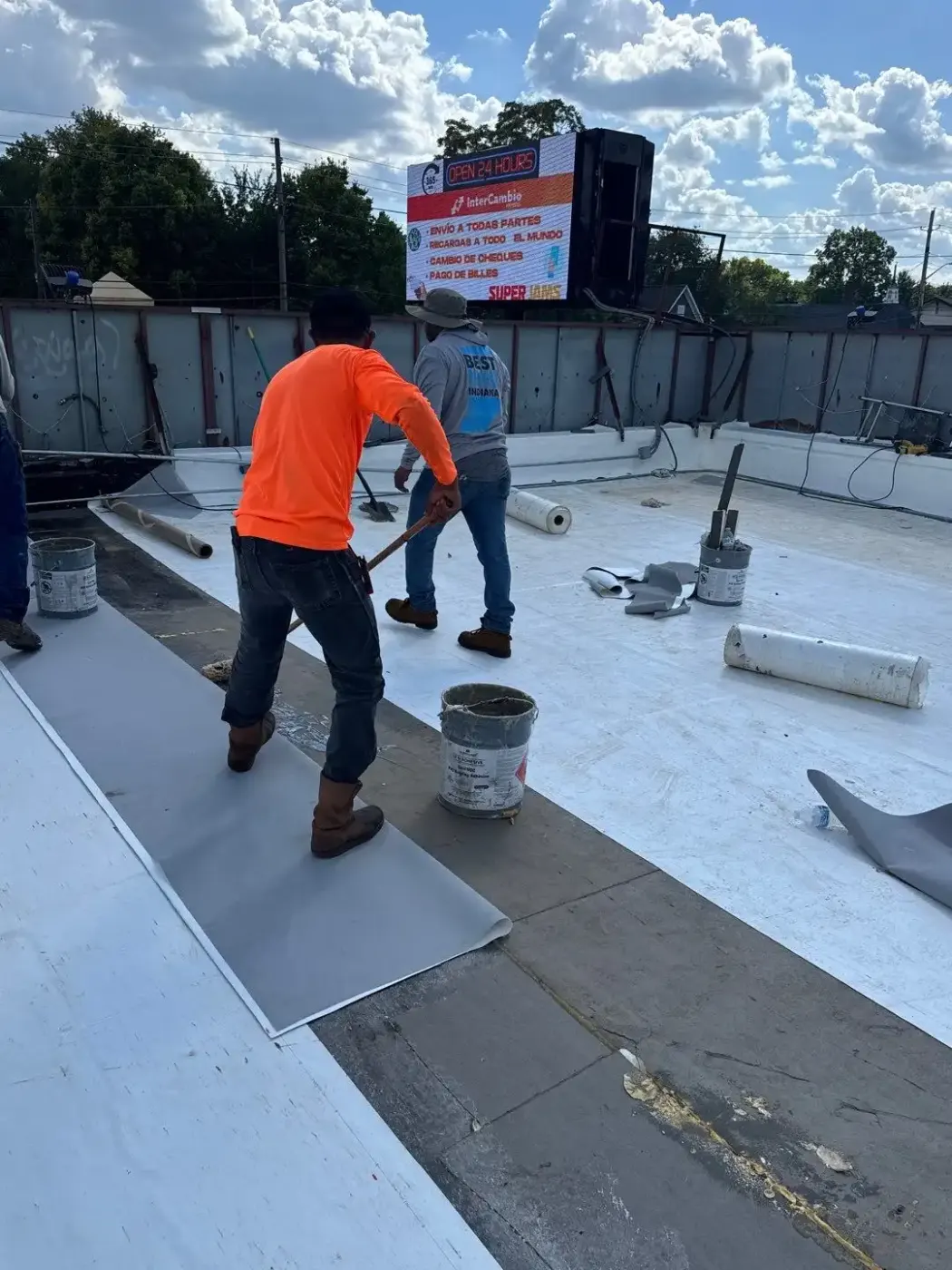 Commercial Roofing in Frankton